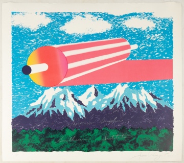 James Rosenquist (American, 1933-2017) "Discover Graphics"