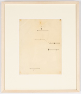 John Cage (American, 1912-1992) "Page 69, From Concert For Piano and Orchestra"