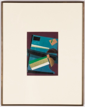 Werner Drewes (American, 1899-1985) Untitled, Collage #37
