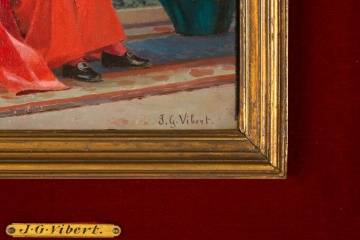 Jehan Georges Vibert (French, 1840-1902) Two Cardinals