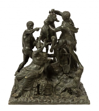 18th/19th Century Italian Bronze Group of the Farnese Bull