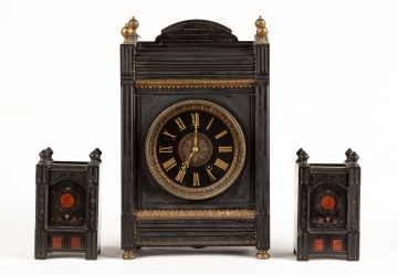 Tiffany & Company Aesthetic Period 3-Piece Clock Set
