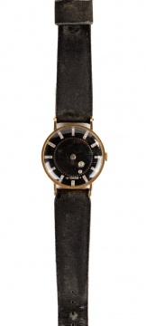 LeCoultre Mystery Dial 14K Gold and Diamond Automatic Wristwatch