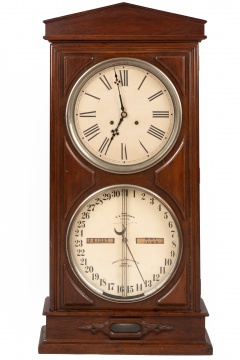 Ithaca Regulator Calendar Clock