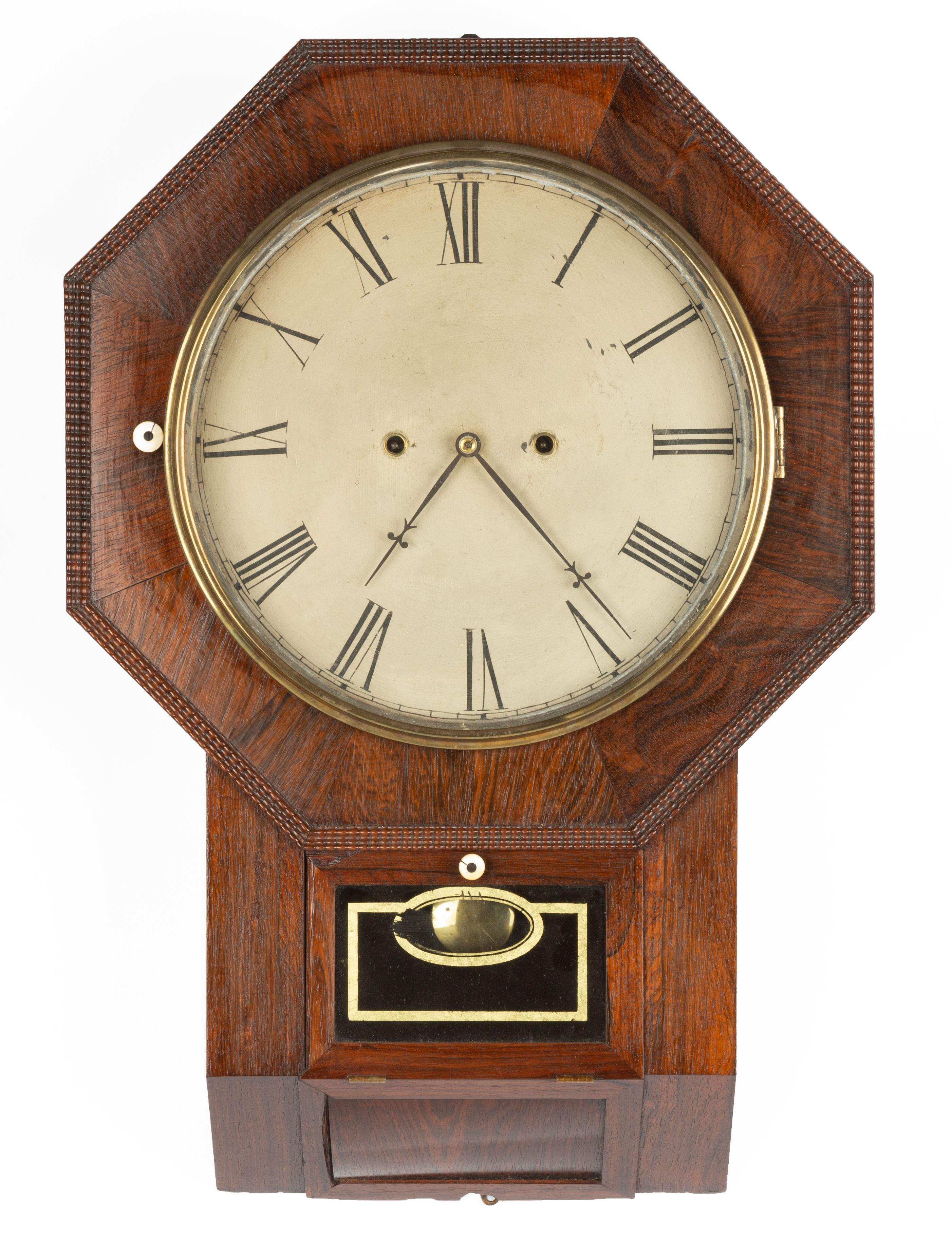 Atkins, Whiting Wall Clock | Cottone Auctions
