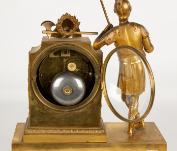 19th Century French Empire Gilt Bonze Clock