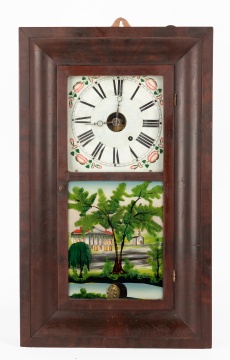 Unusual Chauncey Jerome Ogee Shelf Clock