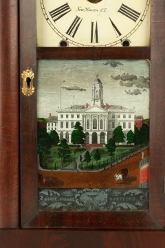 Chauncey Jerome Oversized Steeple Shelf Clock