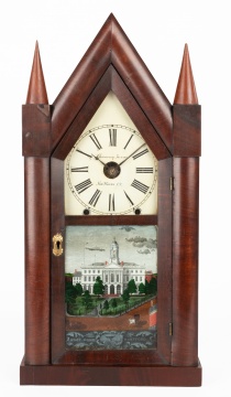 Chauncey Jerome Oversized Steeple Shelf Clock