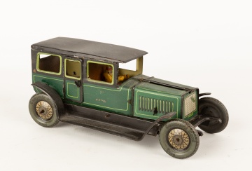 Vintage Tin Moko Automobile Wind-Up Toy