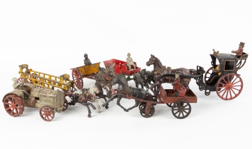 Group of Cast Iron Toys