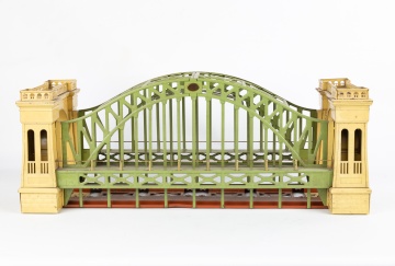 Lionel Hand Painted Tin Railroad Bridge