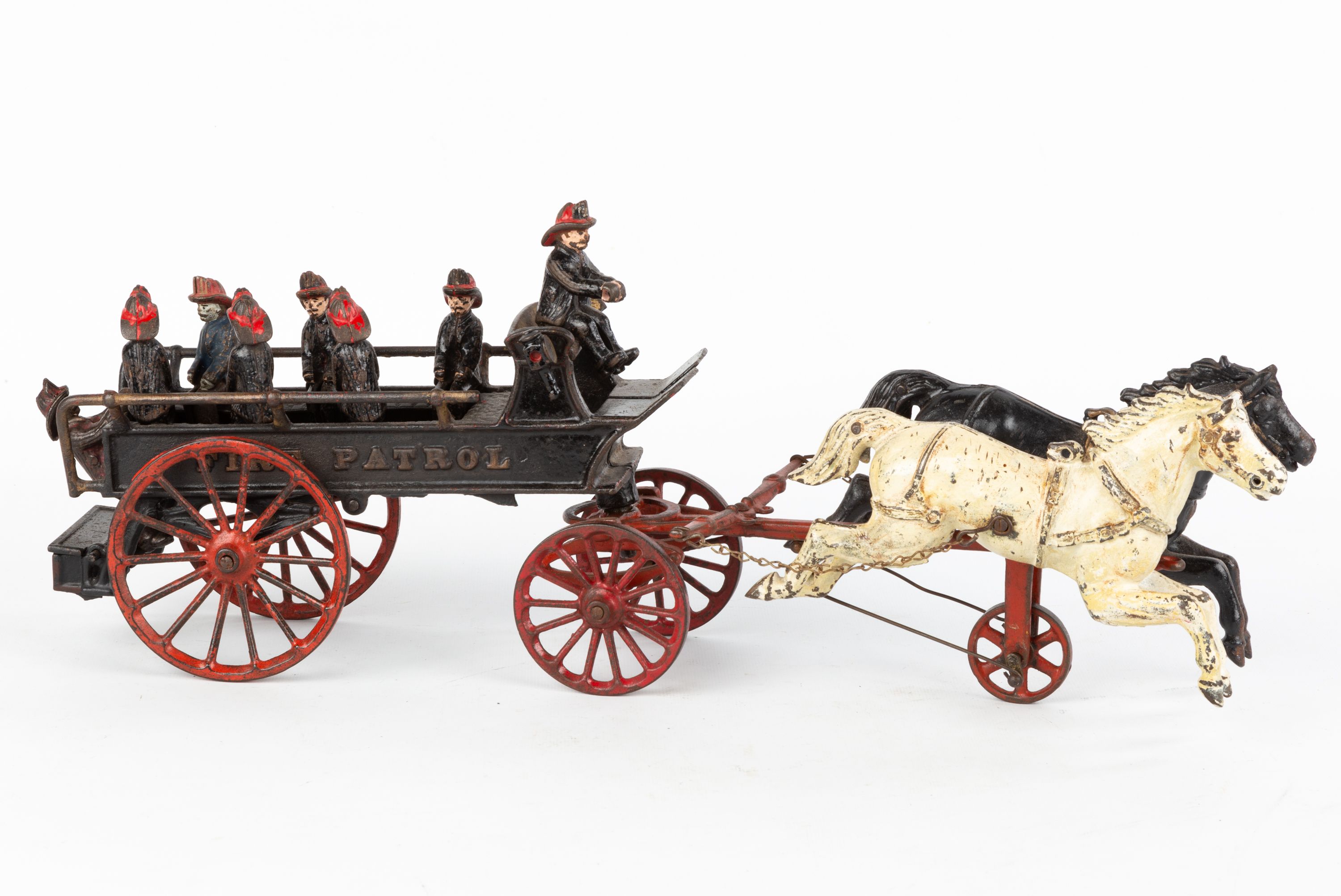 Cast Iron Horse Drawn Fire Patrol Cottone Auctions