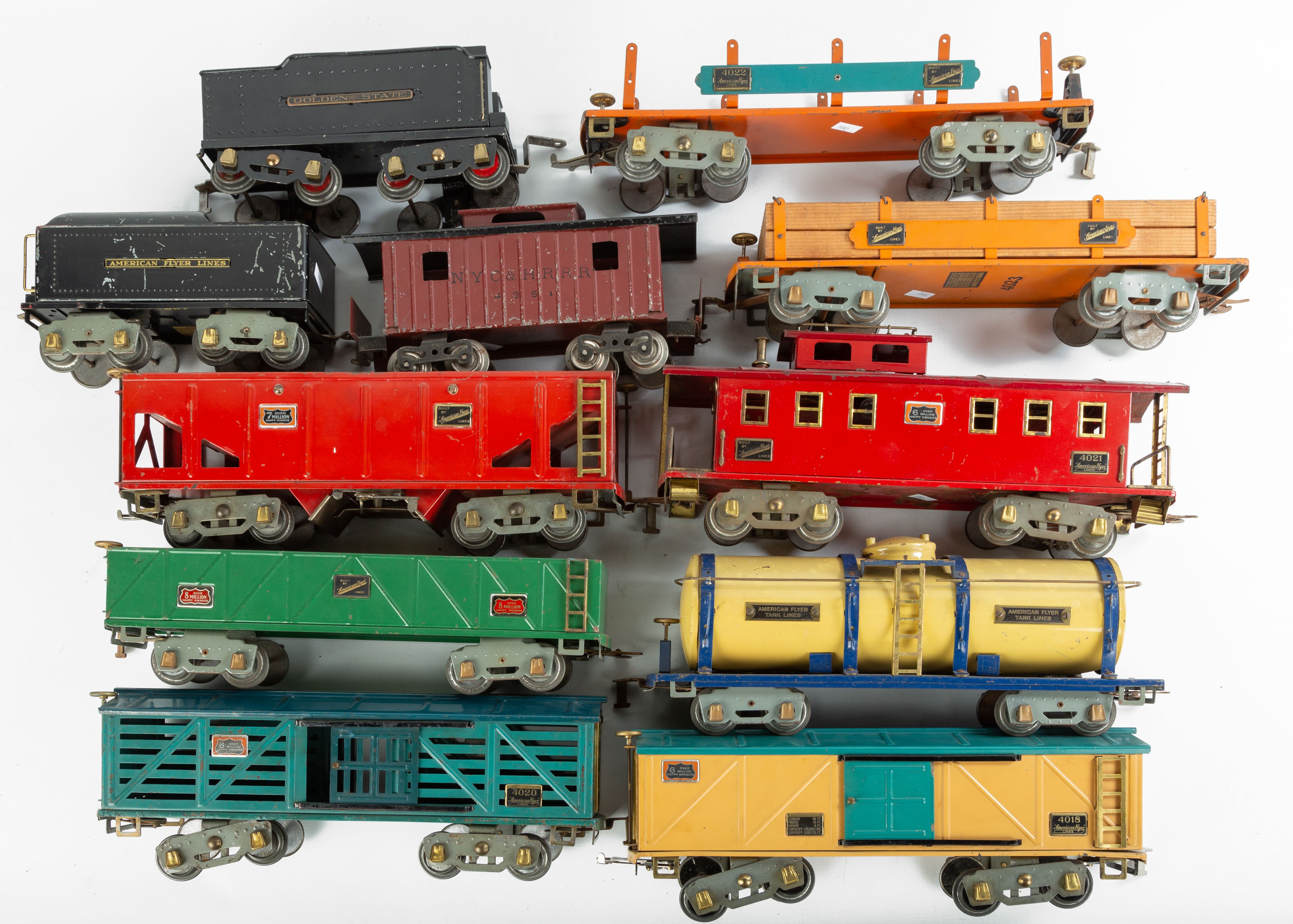 Vintage American Flyer Standard Gauge Toy Train Cars Cottone Auctions