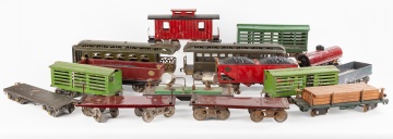 Group of Lionel & American Flyer Toy Train Cars