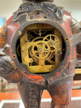 Bradley & Hubbard Blinking Eye Banjo Player