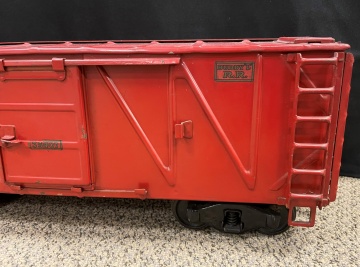 Vintage Buddy L Outside Train