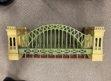Lionel Hand Painted Tin Railroad Bridge