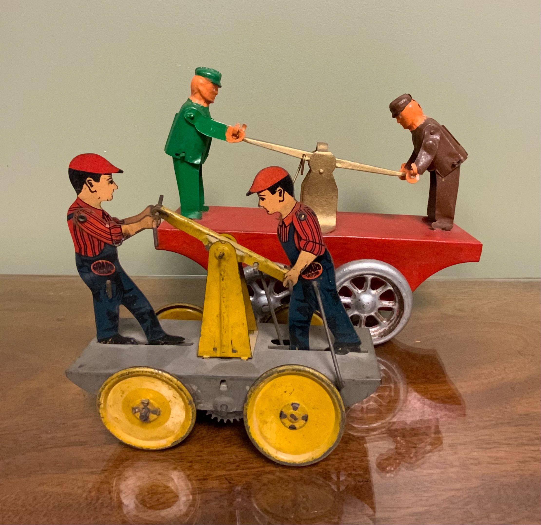 Tin Litho & Hand Painted Steel Railroad Hand Cars Cottone Auctions