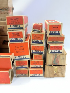 ​Group of Empty Lionel Train Boxes