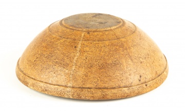 Early American Turned Burl Bowl