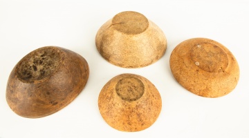 Four Burl Bowls