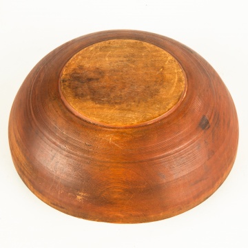 Early Turned Wooden Bowl