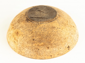 Early American Turned Burl Bowl