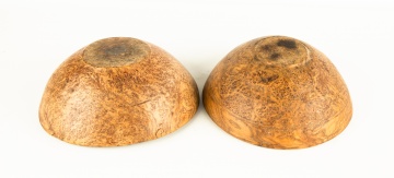 Two American Burl Bowls