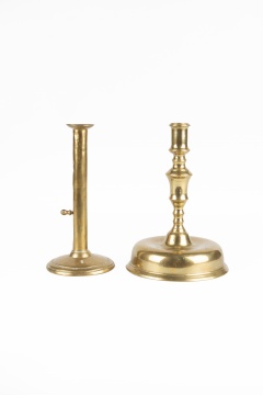Early Brass Candlesticks