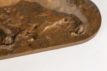 Bronze Sculpture of a Moose