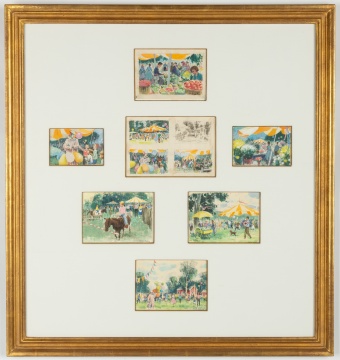 Collection of Ralph Avery Watercolors