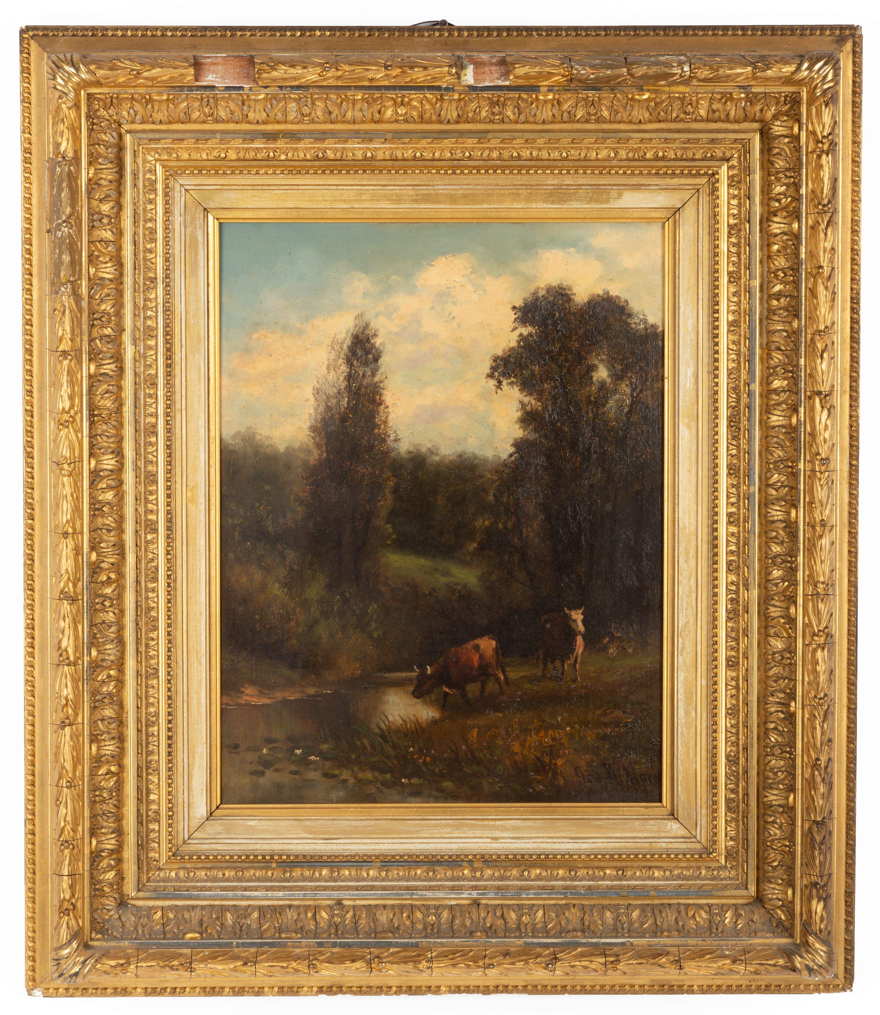 George R. Morse (American, 19th Century) Landscape | Cottone Auctions