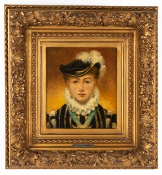 Jules Delaunay (American, 1815-1906) Portrait