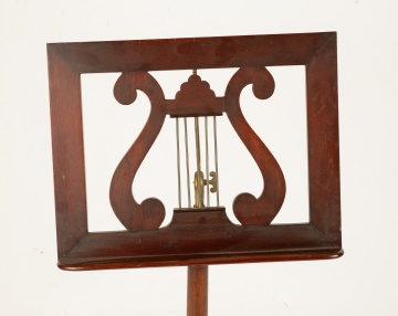 Classical Mahogany & Brass Music Stand