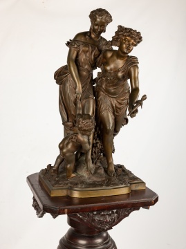 Jean Jules Salmson (French, 1823-1902) "Innocence & Plaisir"