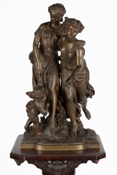 Jean Jules Salmson (French, 1823-1902) "Innocence & Plaisir"