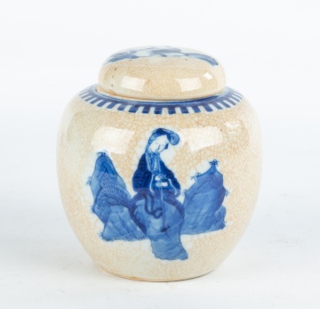Chinese Porcelain Hand Painted Ginger Jar