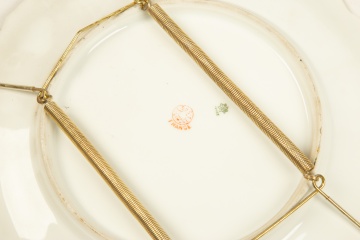 (9) Limoges Hand Painted Porcelain Plates with Birds