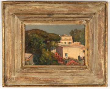 Pietro Annigoni (Italian, 1910-1988) Mediterranean Scene