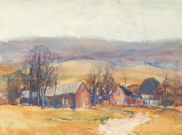 George A. Renouard (American, 1884-1954) Landscape