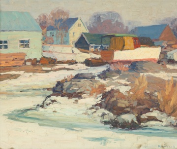George A. Renouard (American, 1884-1954) Winter Landscape