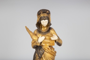 Maurice Constant Favre (French, 1875-1915) "Chant de la Fileuse"