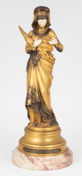 Maurice Constant Favre (French, 1875-1915) "Chant de la Fileuse"