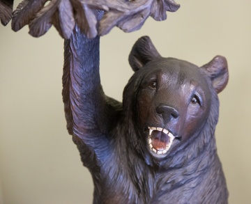 Carved Black Forest Stand