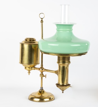 Brass Single Student Lamp