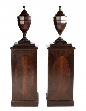 Georgian Style Cutlery Urns & Cabinet Pedestals