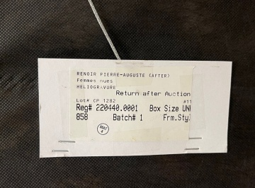 After Pierre-Auguste Renoir (French, 1841-1919) "Femmes nues"