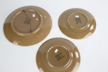 (3) Emerald Deldare Plates