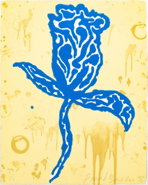 Donald Baechler (American, B. 1956) Blue Flower, 1995